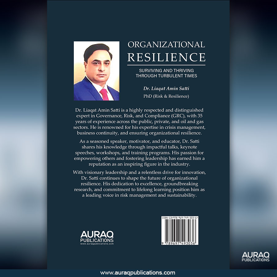 Organizational Resilience by Dr. Liaqat Amin Satti - Back