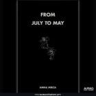 From July To May Poetry book by Amna Mirza - Front